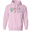 Peace Love Kitchen Boss, Kitchenboss, Love Chef, Pampered Chef Pullover Hoodie