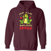 Just A Boy Who Love Frogs, I Love Frog, Funny Frog Pullover Hoodie