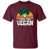 Retro Vegetable, Vegetarian Lover Gift, Love The Vegan Unisex T-Shirt