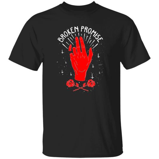 Broken Promise, Do Not Promise Me, Lier, Be Reliable Person, Red Hand Unisex T-Shirt