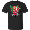 Santa With Angry Dog, Santa Ride Motorbike, Love Christmas, Merry Christmas, Trendy Christmas Unisex T-Shirt