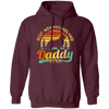 Newfoundland, Dad Love Gift, Best Daddy Dog Ever, Retro Love Dog Gift Pullover Hoodie