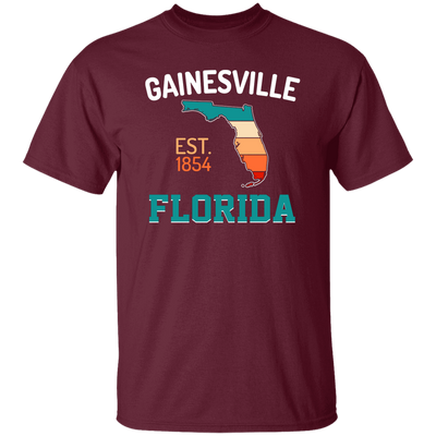 Gainesville, Florida, EST 1854, Retro Florida, American State Unisex T-Shirt