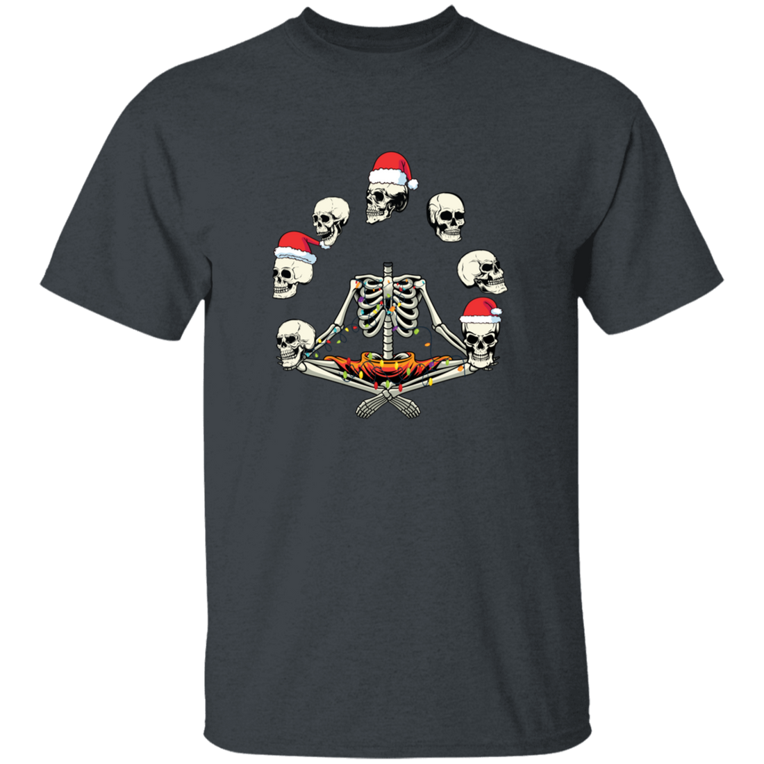 Happy Halloween, Funny Halloween, Skeleton Play With Skulls, Merry Christmas, Trendy Christmas Unisex T-Shirt