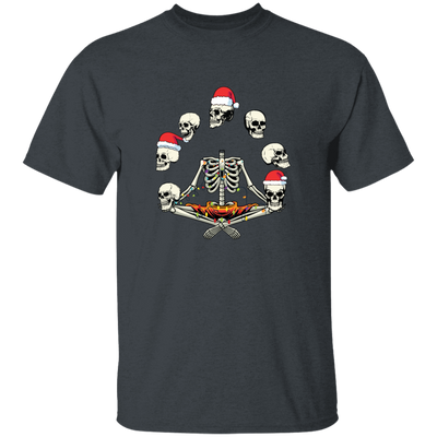 Happy Halloween, Funny Halloween, Skeleton Play With Skulls, Merry Christmas, Trendy Christmas Unisex T-Shirt