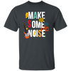 Make Some Noise, Love The Rock Music, Guitar, Cassette Unisex T-Shirt