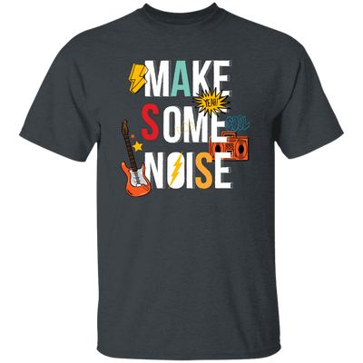 Make Some Noise, Love The Rock Music, Guitar, Cassette Unisex T-Shirt