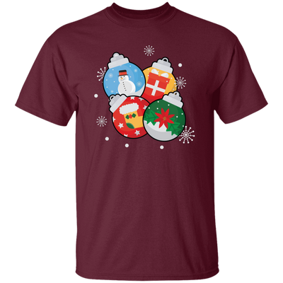 Bauble Christmas, Xmas Ornament, Set Of Bauble, Merry Christmas, Trendy Christmas Unisex T-Shirt
