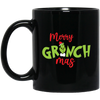 Merry Grinch-mas, Trendy Grinchmas, Grinch Christmas, Merry Christmas, Trendy Christmas Black Mug