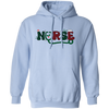 Nurse Christmas, Caro Christmas, Santa Nurse Pullover Hoodie