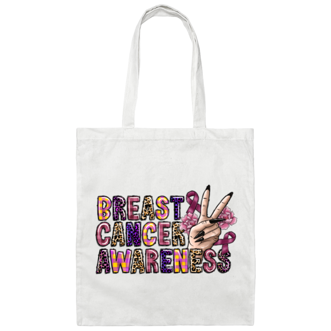 This high quality Breast Cancer Awareness Canvas Tote Bag is perfect for showing your support for a great cause and makes a thoughtful gift for any special occasion. Durable and spacious, this bag is made from eco-friendly canvas and features a "Be Strong" slogan - perfect for spreading awareness.
