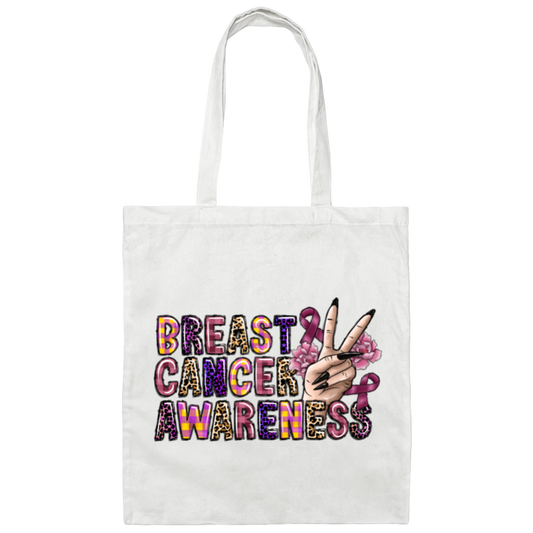This high quality Breast Cancer Awareness Canvas Tote Bag is perfect for showing your support for a great cause and makes a thoughtful gift for any special occasion. Durable and spacious, this bag is made from eco-friendly canvas and features a "Be Strong" slogan - perfect for spreading awareness.