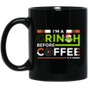 I Am A Grinch Before Coffee, Grinch Love Coffee, Trendy Halloween Black Mug