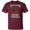 From The Windows To The Walls, Imma Bout These Halls, Merry Christmas, Trendy Christmas Unisex T-Shirt