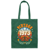 Vintage 1973 Birthday Gift Retro Butterfly 1973 Canvas Tote Bag