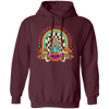 Stay Trippy Little Hippie, Groovy Hippie, Mushroom Pullover Hoodie