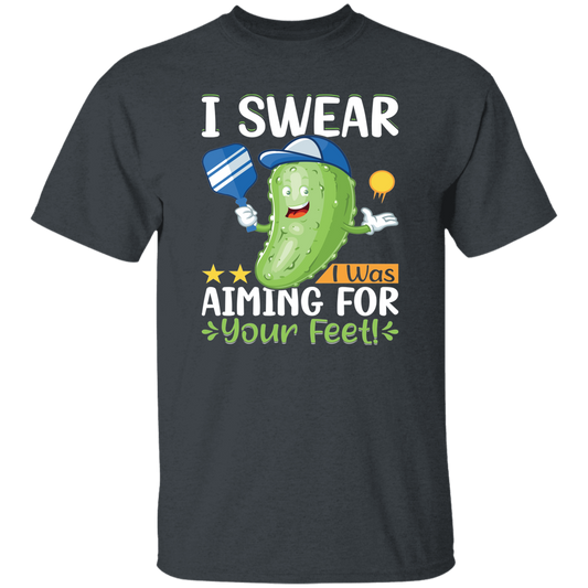 I Swear I Was Aiming For Your Feet, Cucumber Lover Unisex T-Shirt