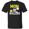 Mom Of Ballers, Baseball Sport, Retro Baseball Player Unisex T-Shirt