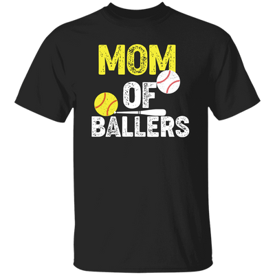 Mom Of Ballers, Baseball Sport, Retro Baseball Player Unisex T-Shirt