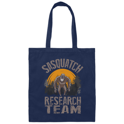 Bigfoot Sasquatch Research Team Canvas Tote Bag
