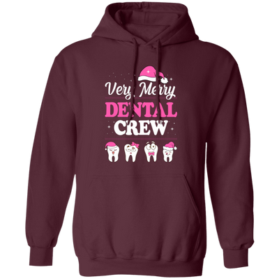 Very Merry Dental Crew, Set Of Tooth, Trendy Christmas, Merry Christmas, Trendy Christmas Pullover Hoodie