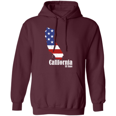 California 4th Of July Gift, California Is My Home, US State Gift Pullover Hoodie