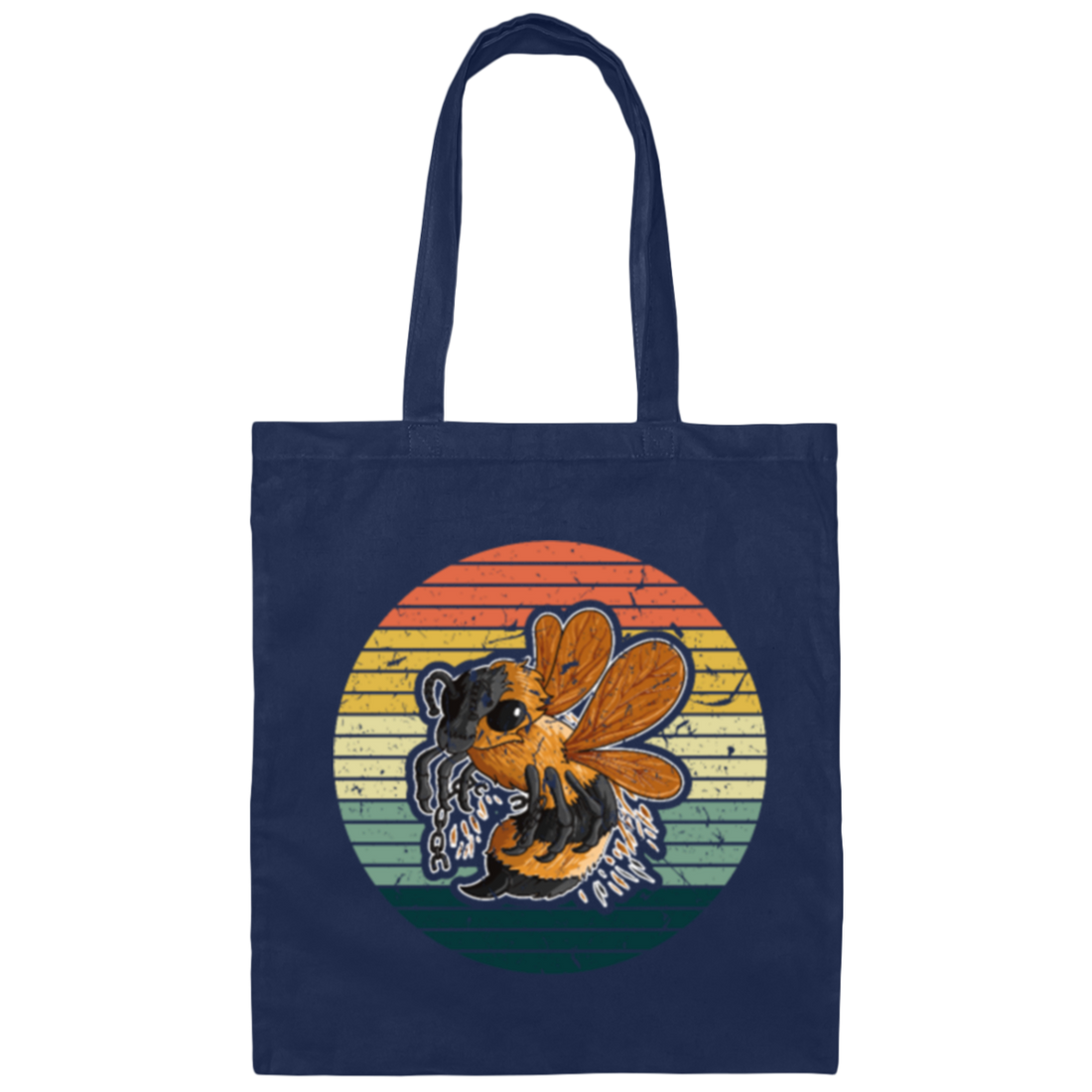 Vintage Beekeeping Retro Bee Honey Beekeeper Canvas Tote Bag