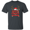 Santa Favorite Teacher, Santa Teacher, Funny Santa, Deer Santa Unisex T-Shirt