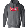 Gnome With Cups, Love Gnome, Valentine Gnome, Valentine's Day, Trendy Valentine Pullover Hoodie