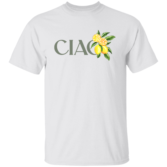 Ciao Lemon, Italian Lemon, Botanical Language, Language Lover, Cottagecore Ciao Unisex T-Shirt