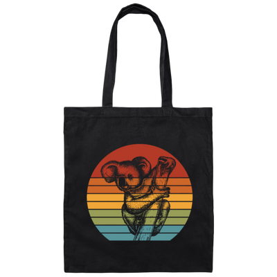 Koalas Feed Almost Exclusively On The Leaves And Bark Of Eucalyptus Vintage Canvas Tote Bag