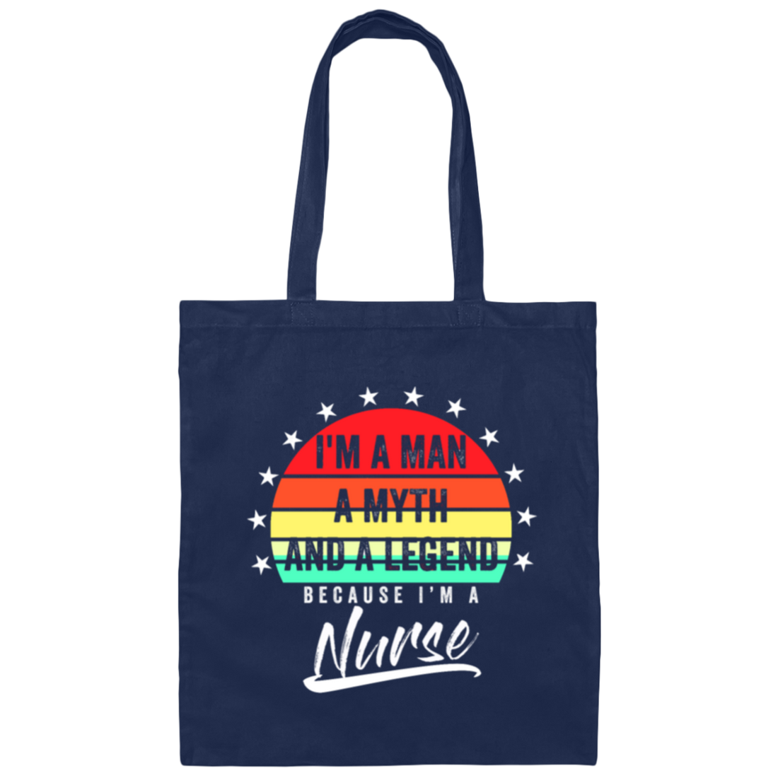 Father Nurses Dad Nurse Papa Hospital Present Gift Canvas Tote Bag