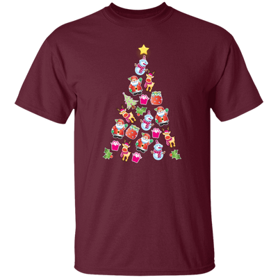 Christmas Tree Made By Xmas Element, Love Christmas Tree, Merry Christmas, Trendy Christmas Unisex T-Shirt