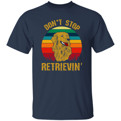 Golden Lover, Retriever Dog, Retro Golden, Don't Stop Retrieving Unisex T-Shirt