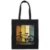 Cycling Lover Gift Design Idea Bicycle Fan Gift Canvas Tote Bag