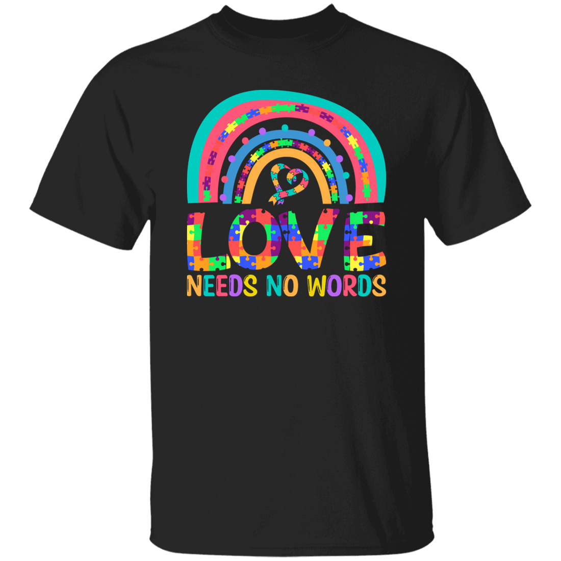 Love Needs No Words, Puzzle Of Love, Pride Month Unisex T-Shirt