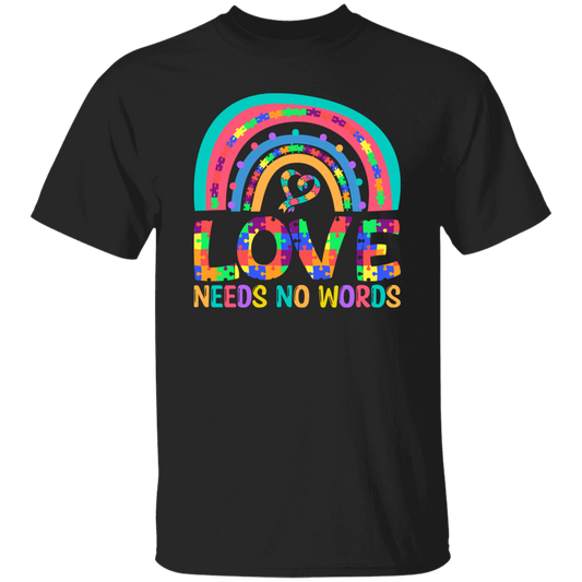 Love Needs No Words, Puzzle Of Love, Pride Month Unisex T-Shirt