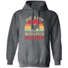 Just A Boy Who Loves Chickens, Retro Chicken Lover Pullover Hoodie