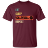 Eat Sleep Volleyball Repeat, Love Sport, Best Volleyball, Love Balls Unisex T-Shirt