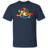 Melting Rubik's Cube, Cube Toy, Rubik Fan, Love Rubik, Cube Player Gift Unisex T-Shirt