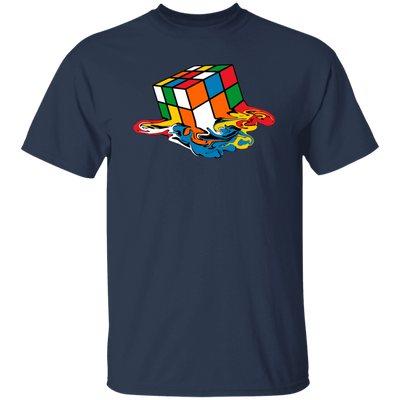 Melting Rubik's Cube, Cube Toy, Rubik Fan, Love Rubik, Cube Player Gift Unisex T-Shirt