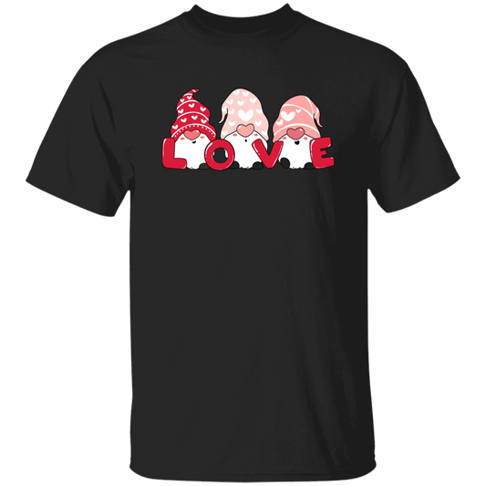 Cute Gnome, Set Of 3 Gnome, Love Gnome, My Love, Valentine's Day, Trendy Valentine Unisex T-Shirt