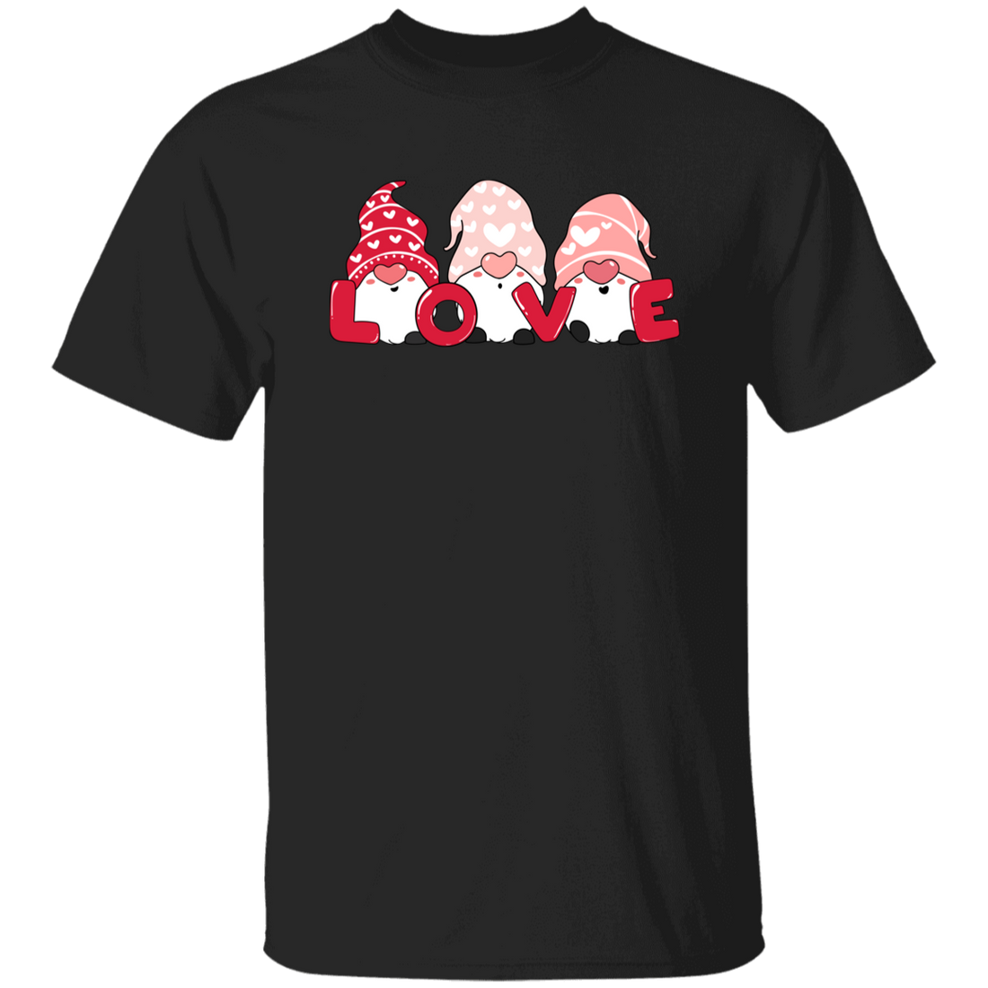 Cute Gnome, Set Of 3 Gnome, Love Gnome, My Love, Valentine's Day, Trendy Valentine Unisex T-Shirt