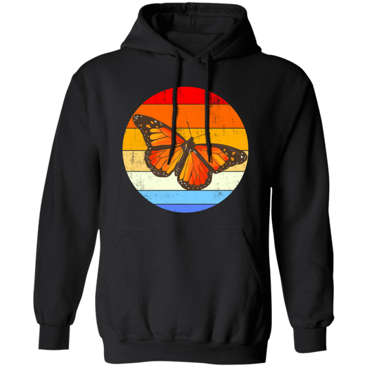 Monarch Best Gift, Biology And Conservation, Milkweed Butterfly Birthday Gift Pullover Hoodie