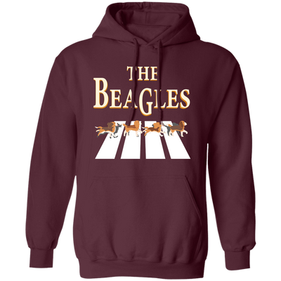 The Beagles, Dogs Hunt Bunnies, 4 Dogs, Beagle Dogs Pullover Hoodie