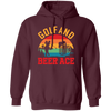 Golf And Beer Ace, Retro Golf, Golf With Beer Pullover Hoodie