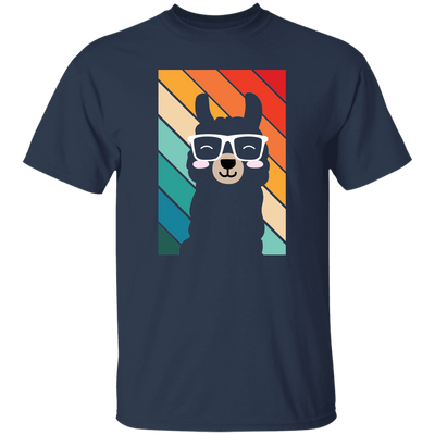 Llama Silhouette, Retro Llama, Funny Llama Unisex T-Shirt