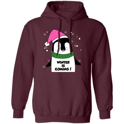 Winter Is Coming, Penguin Christmas, Love Winter, Merry Christmas, Trendy Chrismas Pullover Hoodie