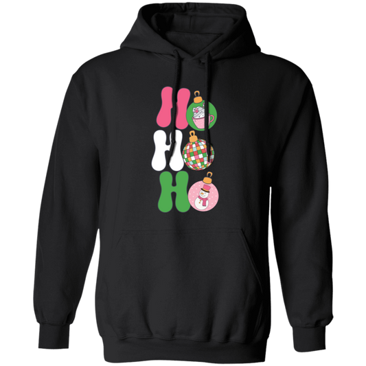 Ho Ho Ho, Funny Santa, Funny Christmas, Love Christmas Christmas Pullover Hoodie