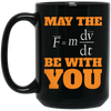 May The Force Be With You, Good Luck, God Will Black Mug